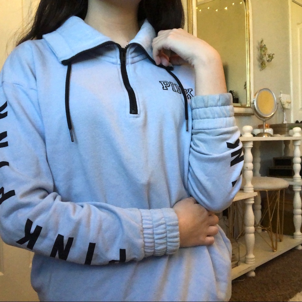 PINK quarter zip